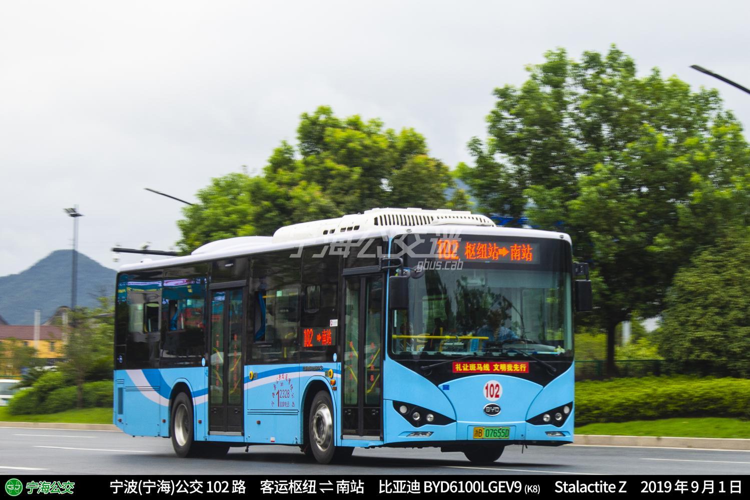 宁海102路 宁海火车站 — 宁海南站